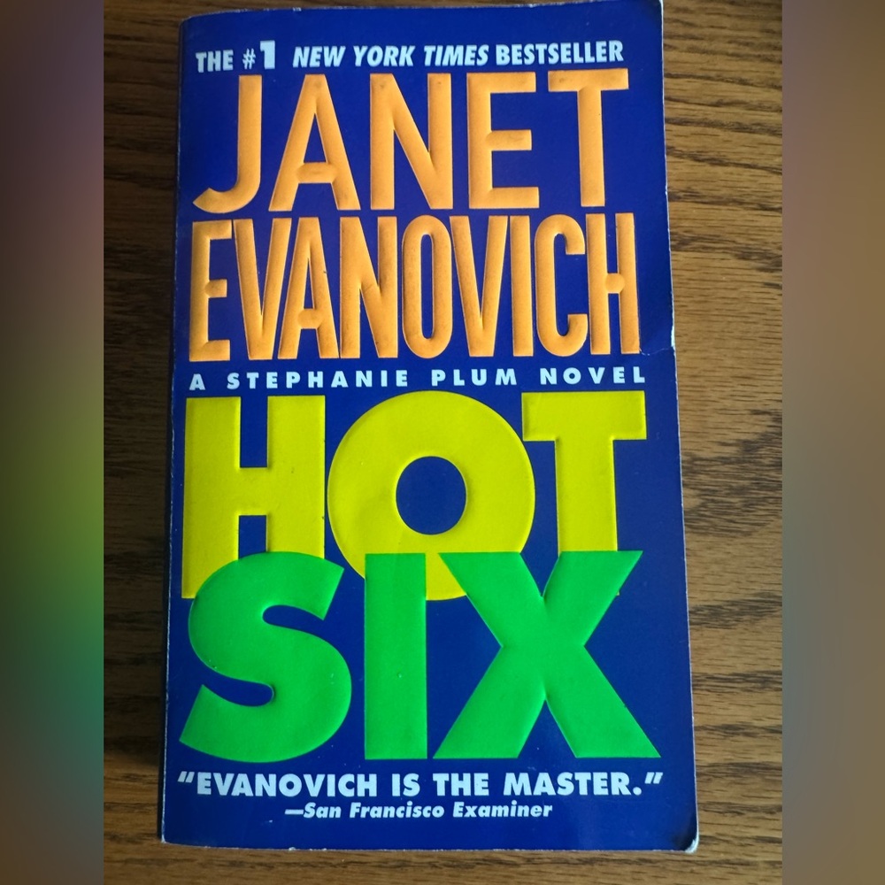 'Hot Six' Coffee Table Book - Blue and Yellow